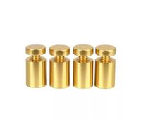 4 pezzi di chiodi decorativi in lega di alluminio da 13 mm for viti for montaggio a parete(4pcs Rose gold,13mmX13mm)
