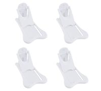 4 Pezzi Di Chiusure Per Porte Anti-Clip, Conservanti Delle Porte E Delle Finestre, Accessori Per Porte E Articoli Per La Casa, Adatti A Porte E Finestre Scorrevoli.