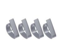 4 pezzi di clip for tovaglia antiscivolo in plastica, morsetti for tovaglie, copri tovaglia for feste, picnic, matrimoni, balli di fine anno, supporto multifunzione for tovaglia(Gray)