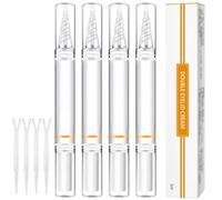 4 pezzi di colla per doppia palpebra, formula invisibile cremosa per il lifting della palpebra con strumento applicatore per occhi incappucciati, palpebre singole e doppie interne, colla
