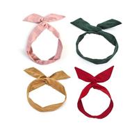 4 pezzi di colore solido thire twistw wow brow where gallbone con la testa yoga avvolge l'accessorio del supporto per capelli per donne e ragazze ..