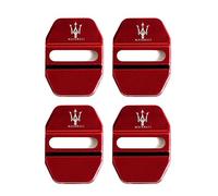 4 Pezzi di Copertura della Serratura della Portiera dell'auto, per Maserati Quattroporte Ghibli Levante GranSport Coupe Acciaio Inox Coperture per Serratura della Portiera,D