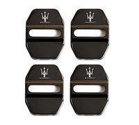 4 Pezzi di Copertura della Serratura della Portiera dell'auto, per Maserati Quattroporte Ghibli Levante GranSport Coupe Acciaio Inox Coperture per Serratura della Portiera,B