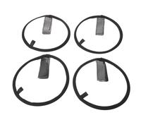 4 pezzi di coperture per esche da pesca: involucro rotondo per esche da pesca -