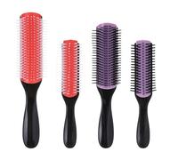 4 Pezzi Di Cresta Plastica, Spazzola Per Capelli Speciali Per Capelli Ricci, Pettine Resistenti Ad Alta Temperatura, Scala D'Aria Di Massaggio, Strumento Di Produzione In Stile Capelli.