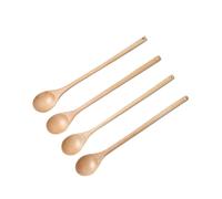 4 pezzi di cucina da cucina in legno a manico lungo in legno ( in legno)