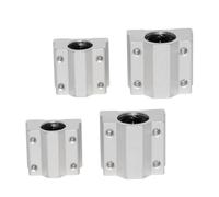 4 pezzi di cuscinetti a sfere lineari, blocco scorrevole SCS8UU SCS10UU SCS12UU, asta dell'albero, parti della stampante 3D CNC, cursore di movimento(SCS6UU)