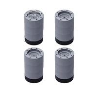 4 Pezzi Di Cuscinetti Antivibranti For Lavatrice, Piedini In Gomma Antiscivolo, Livellatori For Mobili, Ammortizzatori Universali, Base Fissa(Higher 8.5cm)