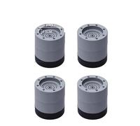 4 Pezzi Di Cuscinetti Antivibranti For Lavatrice, Piedini In Gomma Antiscivolo, Livellatori For Mobili, Ammortizzatori Universali, Base Fissa(Higher 6cm)