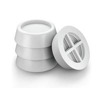 4 pezzi di cuscinetti antivibranti for lavatrice, piedini in gomma, tappetino antivibrante, base universale for gambe antirumore for mobili(4pcs-white)
