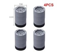 4 Pezzi Di Cuscinetti Antivibranti Universali For Lavatrice, Piedini In Gomma, Cuscinetti Antivibranti, Piedini Di Sollevamento For Mobili Che Riducono Il Rumore(Higher 8.5cm)