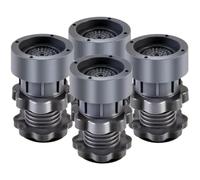 4 Pezzi Di Cuscinetti For Piedini For Lavatrice, Riduzione Del Rumore, Assorbimento Degli Urti, Supporto Rialzato For Frigorifero, Ammortizzatori Di Supporto Antiscivolo