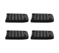 4 pezzi di cuscinetti in gomma antiscivolo con viti per trampoli - Tappetini di