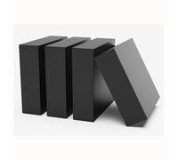 4 pezzi di cuscinetti in gomma antivibrazione 60 mm x 60 mm, spessore 2 mm-60 mm, blocchi in gomma antiscivolo resistenti for mobili, macchine, banchi da lavoro(12mm)