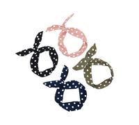 4 pezzi di fasce per Bowknot carino orecchie da coniglio orecchie per Wave