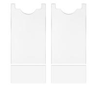 4 pezzi di fermadivano trasparenti e fermaletti, distanziatori e protezioni invisibili per mobili da parete, resistenti distanziatori in acrilico per cuscini per lo spazio tra divano e parete