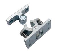 4 pezzi di fermo della porta di zinco cattura clip per paraurti della porta universale compatibile con accessori per auto automobilistiche in barca e porte del veicolo