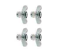 4 Pezzi di Ferramenta di Ancoraggio per Automobile SUV Aereo Utility Camion Magazzino,L Track Fascetta | Ancoraggio Rinforzato Fissaggio per Controllo del Carico Rimorchio