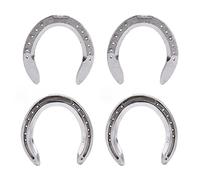 4 pezzi di ferri di cavallo in lega di alluminio, set di ferri di cavallo leggeri, kit di ferri di cavallo antiscivolo e resistente all’usura con coppie anteriori e posteriori per (Type 5(8.3 X 8.3 X