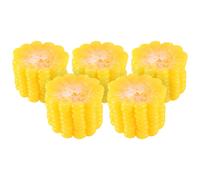 4 pezzi di fette di mais finte taglio di mais artificiale simulazione