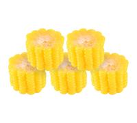 4 pezzi di fette di mais finte taglio di mais artificiale simulazione modello