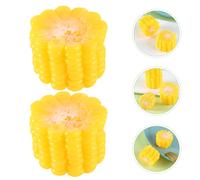 4 pezzi di fette di mais finte taglio di mais artificiale simulazione modello