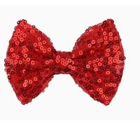 4 Pezzi Di Forcine Con Fiocco Rosso, Accessori Per Capelli Ricamati A Mano Con Paillettes, Indossare Saldamente Senza Ferire I Capelli, Copricapo Per Feste Sul Palco.