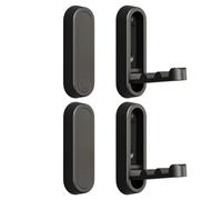 4 pezzi di ganci a parete pieghevole, ganci per rivestimento pieghevole in lega di zinco pesante per tasto con cappello da asciugamano appeso, gancio per borsetta senza punzonatura/borsetta per il mu