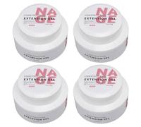 4 pezzi di gel trasparente per l’allungamento delle unghie, gel UV per l’allungamento delle unghie fai-te, gel colloidale trasparente e non appiccicoso, facile modellare per