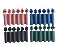 4 pezzi di ghiaccio in bottiglia d'acqua, 2, 4 bastoncino di ghiaccio in bottiglia d'acqua silicone a 6 cavità lunghe con coperchio, pazzi facili da demotoling stampi cubi cubi