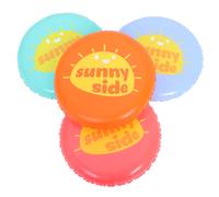 4 pezzi di giocattolo ad anello volante: dischi volanti gonfiabili in PVC -