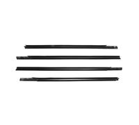 4 Pezzi Di Guarnizioni In Gomma Per Finestrini Per Peugeot 301 2013-2017, Per Citroen Per Elysee 2014-2016, Modanature Per Porte In Vetro Tenuta Impermeabile Finestrini Auto(Nero)