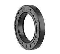 4 pezzi di guarnizioni per alberi in gomma nitrilica TC, diametro albero 19 mm, diametro esterno 28 mm, doppie labbra rivestite in gomma nitrilica, con molla, TC-19x28x5mm