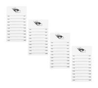 4 pezzi di innesto per ciglia finte in acrilico, tavolozza per extension