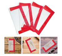 4 pezzi di involucri trasparenti per esche da pesca: 20x20x0,5 cm, coperture