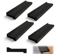 4 pezzi di legno battuto, laminato, strumento universale per pavimenti in vinile con 3 diversi bordi, strumenti per pavimenti in laminato, blocco per la posa di parquet o sughero