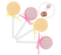 4 pezzi di lima per piedi a forma di lecca-lecca, doppia faccia, per rimuovere