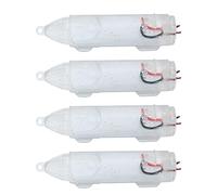 4 Pezzi di Luce Bianca con Esca a LED per Pesca, Tipo Mini, Attira i Pesci, Funzione, Batteria Incorporata, Luce Esca Impermeabile, Dimensioni 5,7x1,8 Cm, Adatta per Gli Hobbisti della Pesca