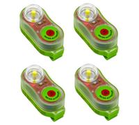 4 pezzi di luce per giubbotto di salvataggio, luci stroboscopiche di emergenza attivate dall'acqua per immersioni e salvataggio in acqua, segnali luminosi di sicurezza per giubbotto di salvatagg