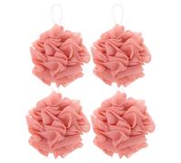 4 pezzi di luffa per doccia - Scrubber per doccia per il corpo in rete - Spugne