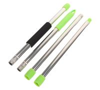 4 pezzi di manico telescopico per con asta in acciaio inossidabile con