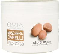 4 pezzi di maschera per capelli eco biologica omia con olio di argan - 250 ml