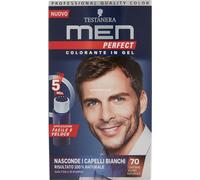 4 pezzi di men perfect col. semipermanente castano scuro naturale 70