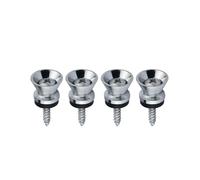4 pezzi di metallo Heavy Duty Guitar Strap Lock End Pin Ricambio Chitarra Straplock Pulsante Coda Pin Strap Fermo