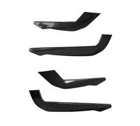 4 Pezzi Di Modanature Per Splitter Aria, Nero Lucido, Per Ford Per Focus ST Per ST-line MK4 2018 2019 2020 2021, Spoiler Laterale Per Paraurti Anteriore(Carbon Look)