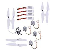 4 pezzi di motori brushless 2312 CW CCW, 4 pezzi di ESC da 30 A, 6 pezzi di eliche 9450 - set di accessori RC per quadricottero F450, motore ad alta coppia con connettori placcati