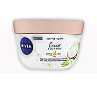 4 pezzi di nivea body souffle' cocco monoj ml 200