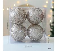 4 pezzi di palline di Natale, decorazioni per l'albero Natale per le