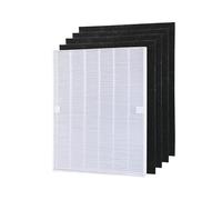 4 pezzi di parti del purificatore d'aria, prefiltri al carbone e 1 pezzo filtro principale, compatibile con Winix, 115115 5300 5500 6300