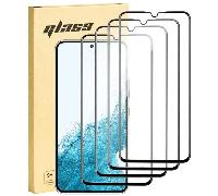 4 pezzi di pellicola protettiva per schermo HD antischegge per telefoni Galaxy / / OPPO / VIVO / Realme / Infinix / Moto / Xperia / Pixel, compatibile con sblocco facciale e impronta digitale, vetro t